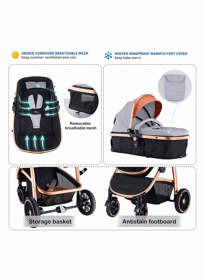 Lightweight Travel Stroller - Compact Umbrella Stroller, Newborn Stroller with Canopy/T Bumper - pzsku/ZD05AB91611BB82B2A55DZ/45/_/1656644778/d78eea83-e207-4f03-863c-61e09bab543f