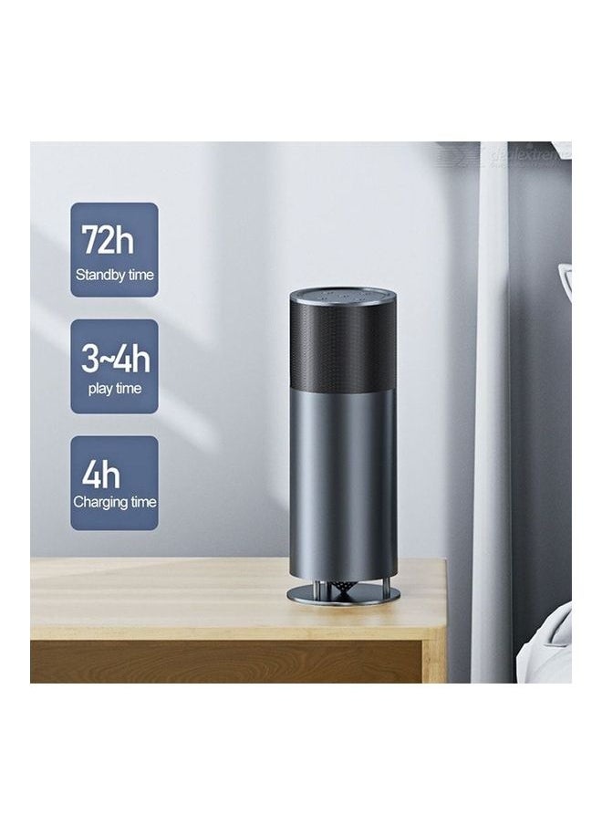 NIBEMINENT - Famous Desktop Bluetooth Tower Speaker Black - Image 1