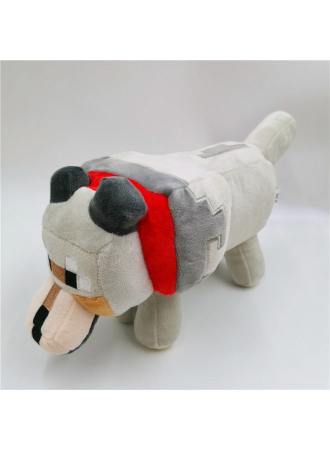 My World Plush Toy Coolie Fear Shadowman Spider Zombie Man Tiger Cat Squid Aries Steve Doll-Color:35cm Big Wolf-Height:15cm-60cm - Image 1