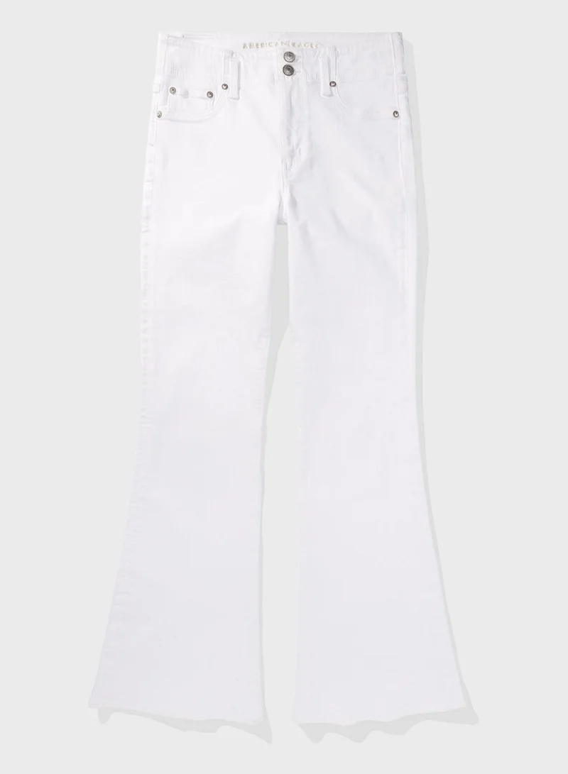 American Eagle High Waist Straight Fit  Flared Jeans