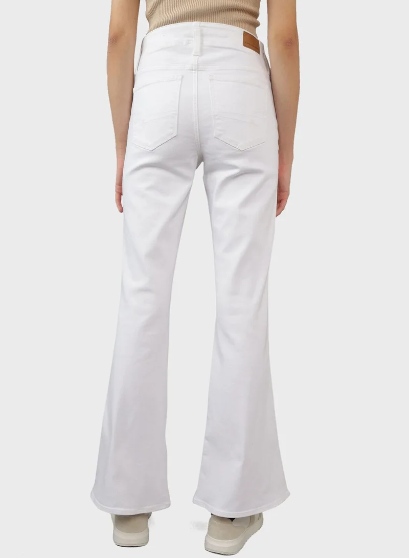 American Eagle High Waist Straight Fit  Flared Jeans