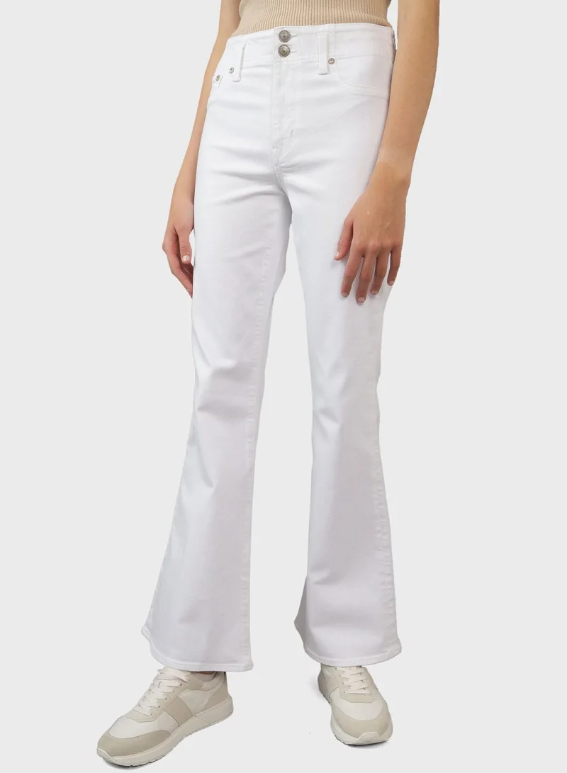 American Eagle High Waist Straight Fit  Flared Jeans