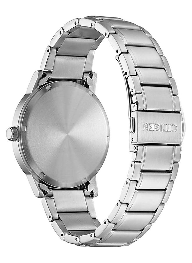 CITIZEN ساعة يد ستانلس ستيل بعقارب دائرية الشكل للرجال AW1670-82L - 41.4 ملم  - Image 2