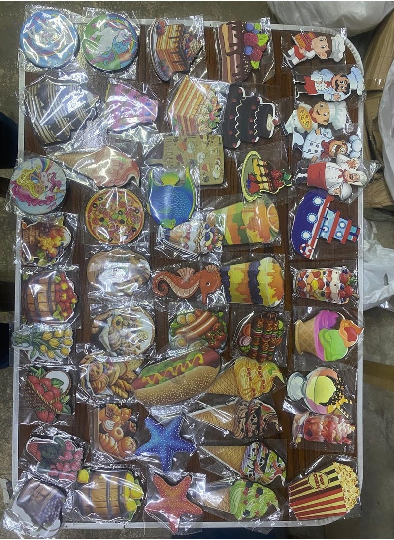Generic - Refrigerator Magnets Large- 5 Pcs - Image 1