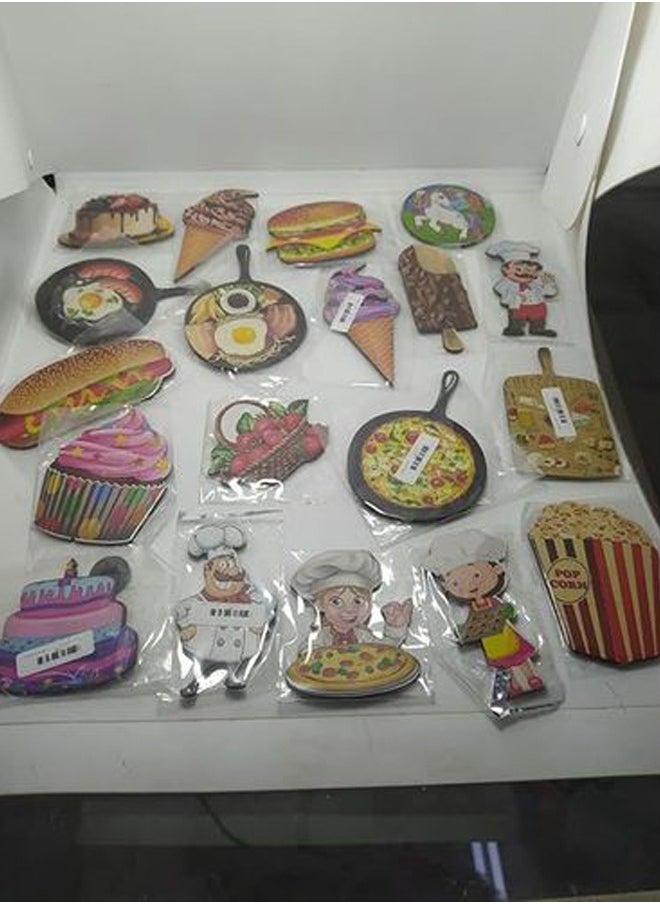 Generic - Refrigerator Magnets Large- 5 Pcs - Image 1