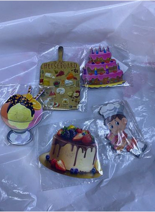 Generic - Refrigerator Magnets Large- 5 Pcs - Image 1