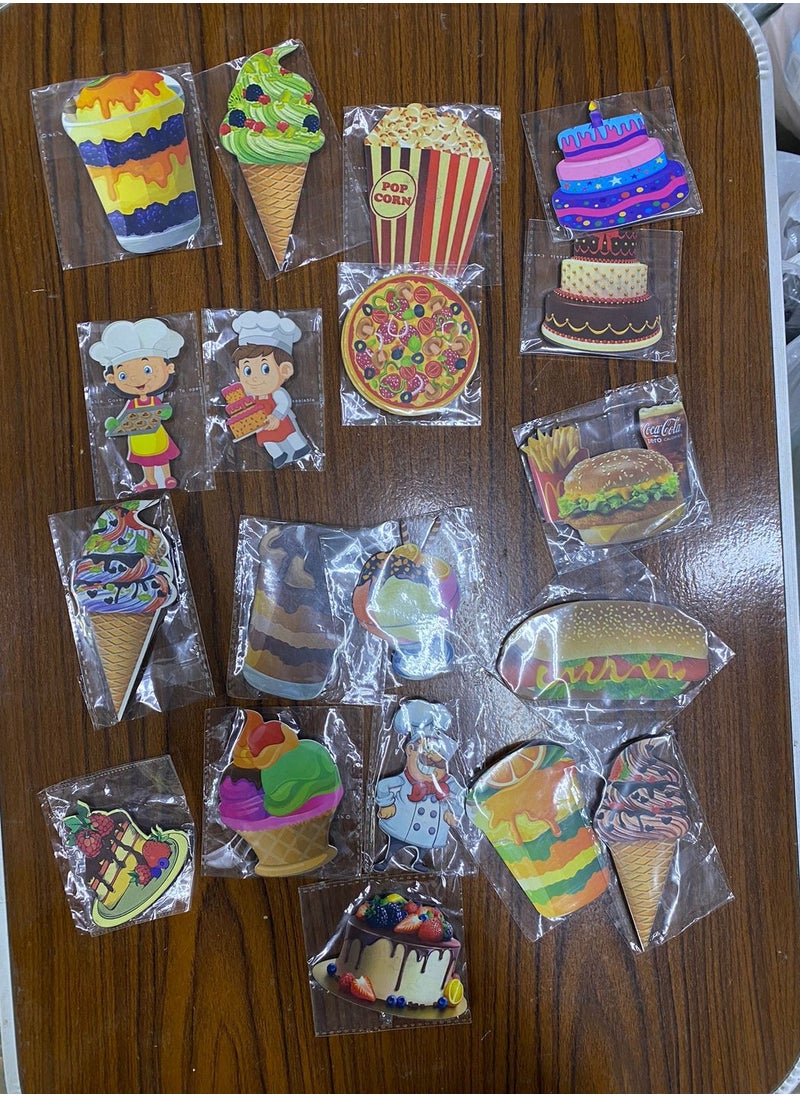 Generic - Refrigerator Magnets Large- 5 Pcs - Image 1