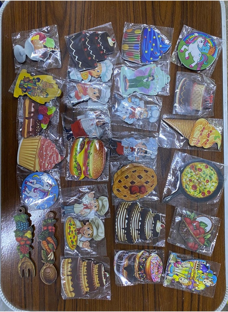 Generic - Refrigerator Magnets Large- 5 Pcs - Image 1