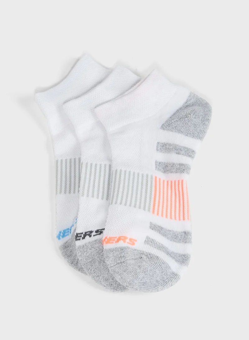 SKECHERS 3 Pack Crew Socks
