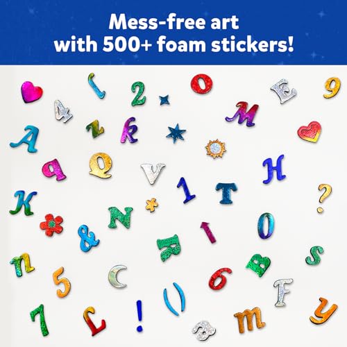 Skillmatics Foil Fun - Letter & Number Stickers, Mess-Free Art, Project Kits, DIY Colorful Creative Activity, Gifts for Ages 5, 6, 7, 8, 9, and Up - Image 5