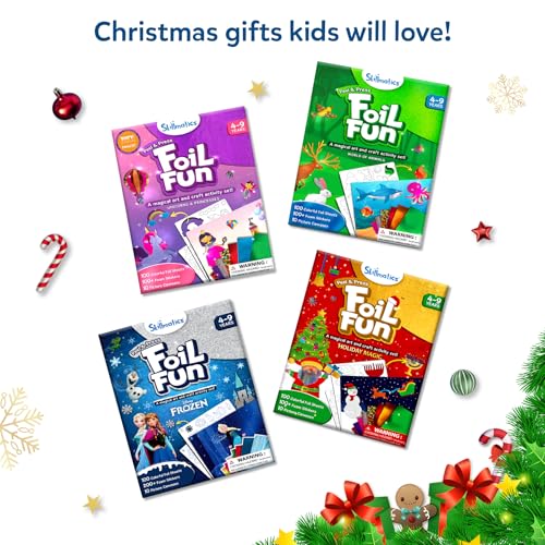 Skillmatics Foil Fun - Letter & Number Stickers, Mess-Free Art, Project Kits, DIY Colorful Creative Activity, Gifts for Ages 5, 6, 7, 8, 9, and Up - Image 3
