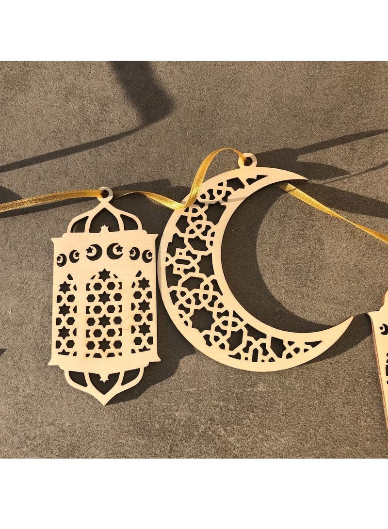 مجموعة من 6 ديكورات رمضانية ديكورات العيد رمضان كريم ديكورات رمضان هدايا العيد ديكورات طاولات اسلامية فنون حائط اسلامية رمضان مبارك - Image 5