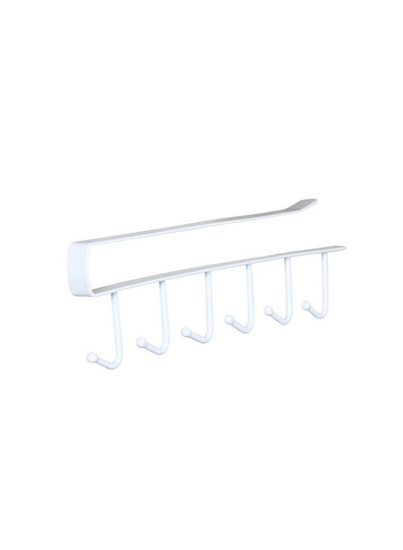 Shelf mounted hangers white - Image 1