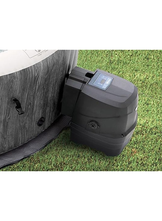 INTEX Purespa Bubble Massage Deluxe Hot Tub Grey 77inch - Image 2
