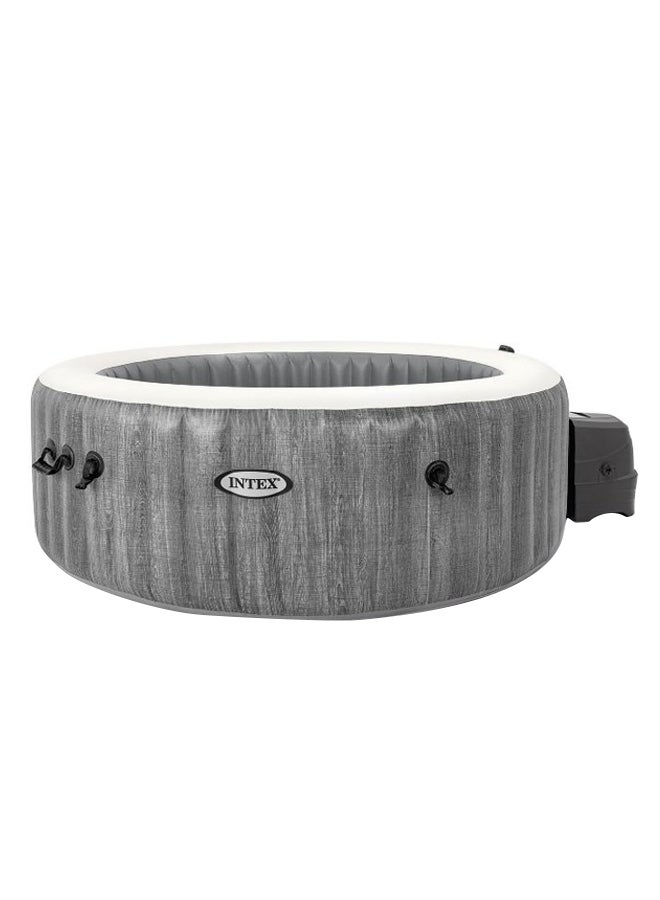 INTEX Purespa Bubble Massage Deluxe Hot Tub Grey 77inch - Image 1