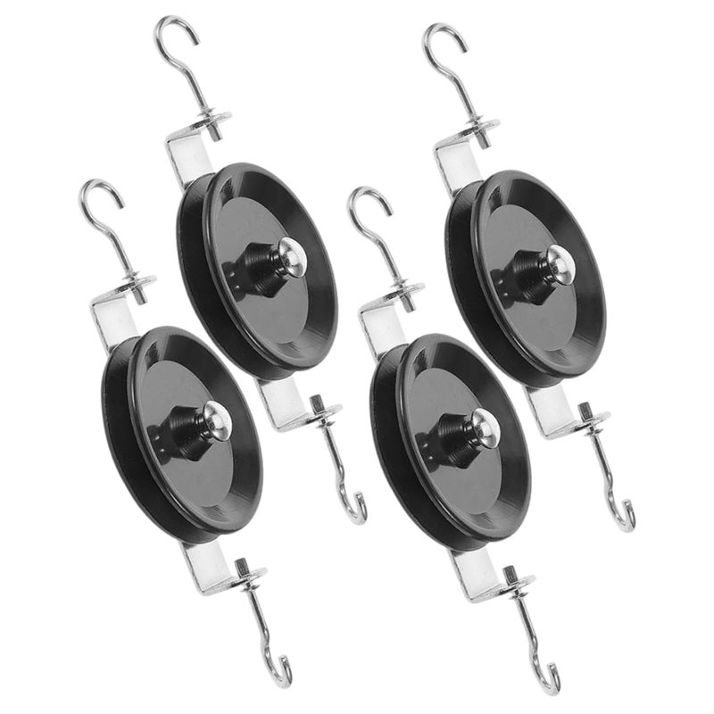 Physics Lab Pulley Wheel Block Set 4Pcs For Mechanics Experiment Equipment - Image 2