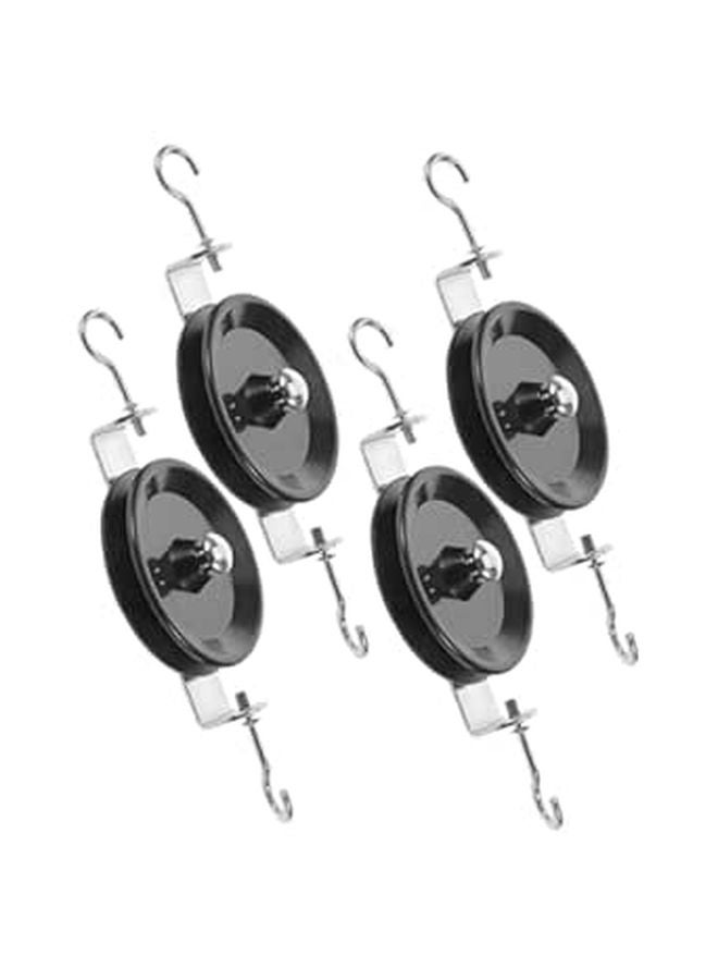 Physics Lab Pulley Wheel Block Set 4Pcs For Mechanics Experiment Equipment - Image 1