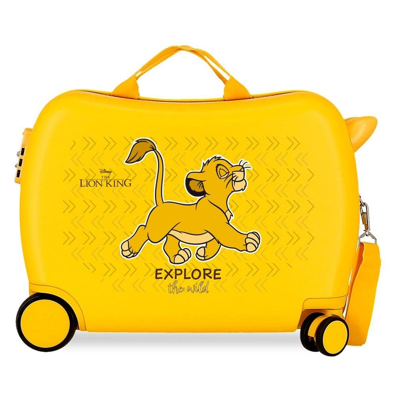Disney Disney Joumma Lion King Explorer Cabin Case, Yellow, 33 x 50 x 20 cm, Rigid, 2 kg, 2 kg, 33 L, Hand Luggage, Yellow, Talla única, Children's Suitcase - Image 1
