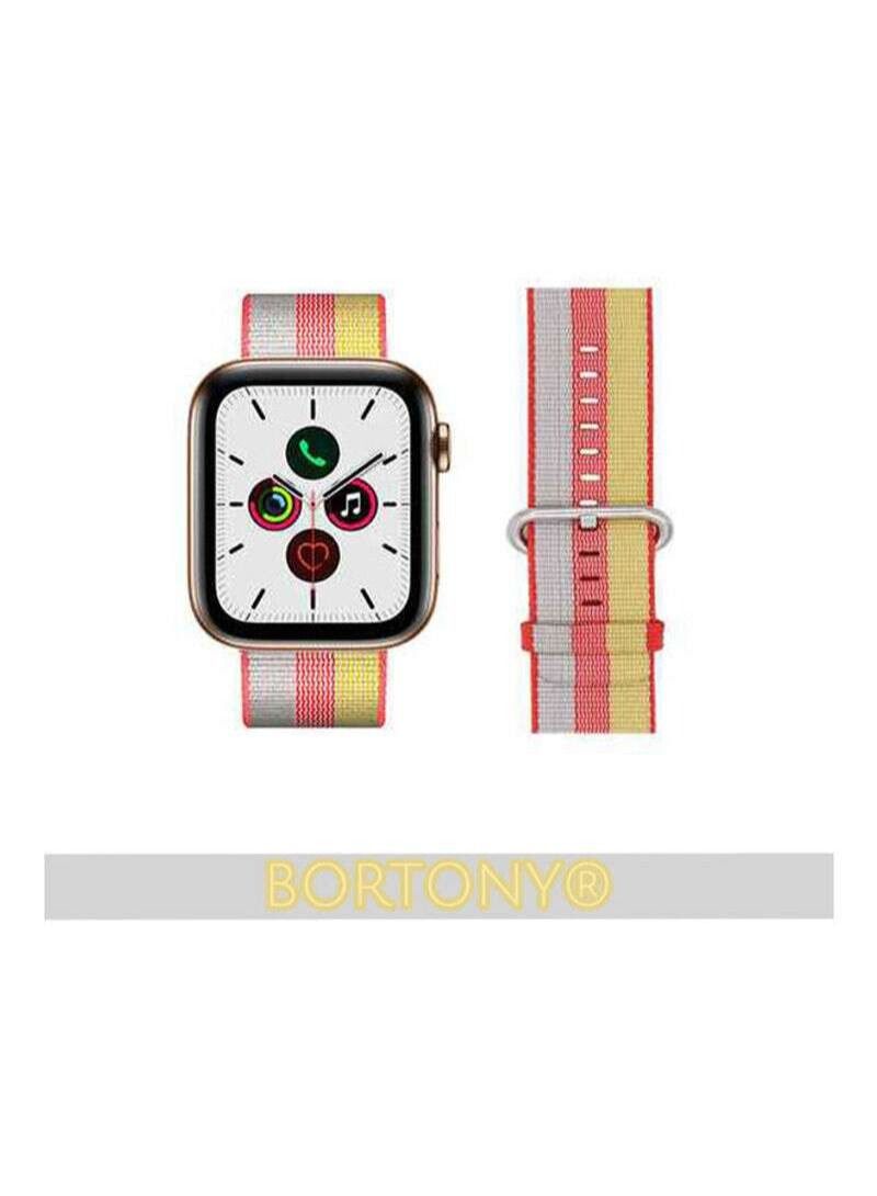 بورتوني سوار بديل أنيق لساعة Apple Watch Series 5/4/3/2/1 42-44mm متعدد الألوان - Image 2