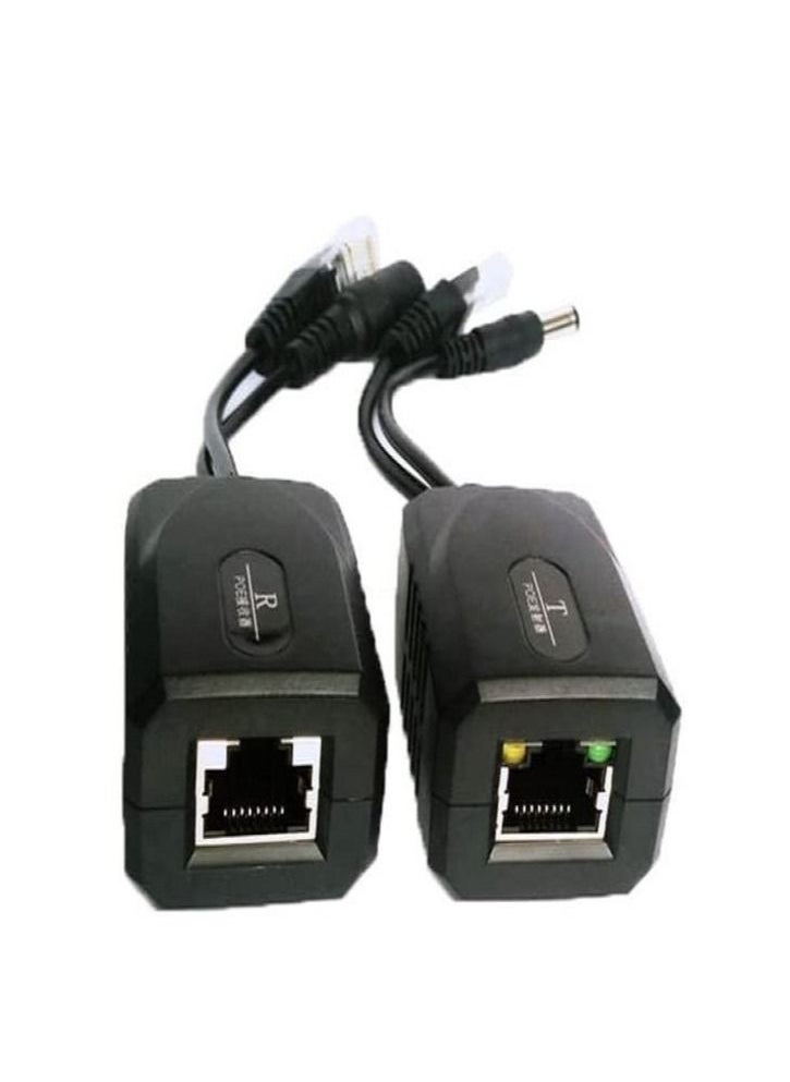 Generic - DC24-36V Input POE Power Transmitter + Power Transmission Up To 100 Meters DC Male Female IP Camera RJ45 Network Cable - Image 1