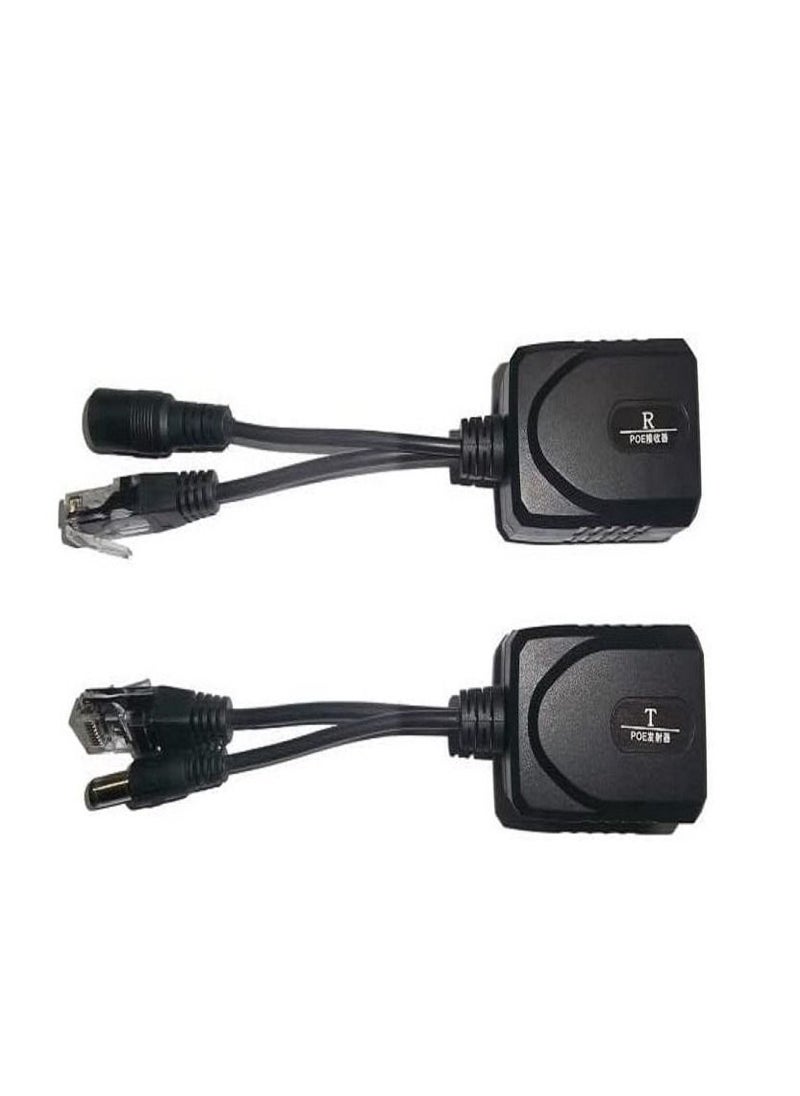 Generic - DC24-36V Input POE Power Transmitter + Power Transmission Up To 100 Meters DC Male Female IP Camera RJ45 Network Cable - Image 1