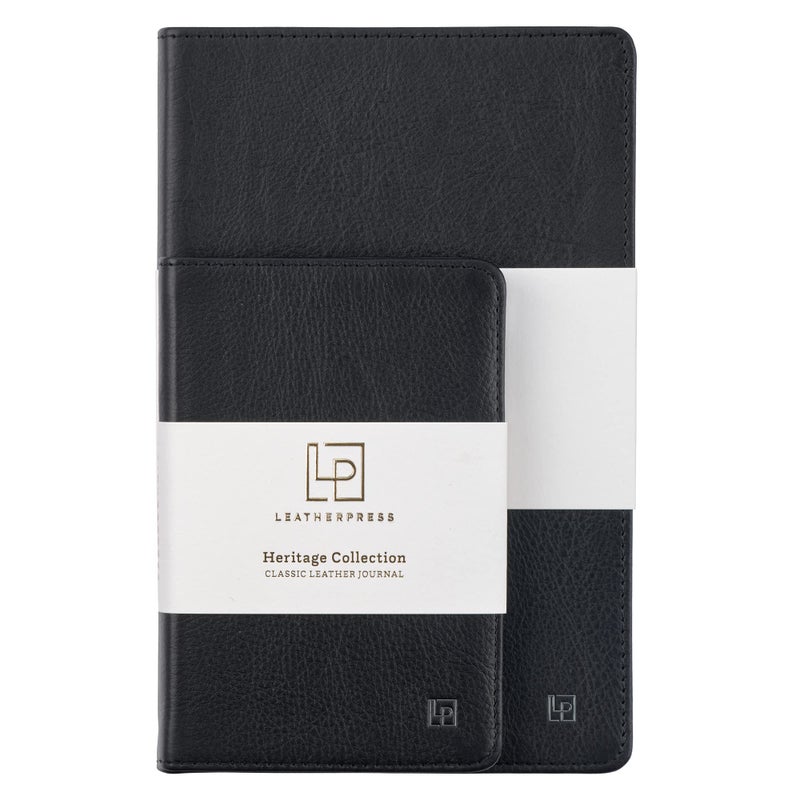 Leatherpress Classic Leather Notebook Writing Journal, Softcover, Narrow Ruled, Table of Contents and Numbered Pages - Image 4