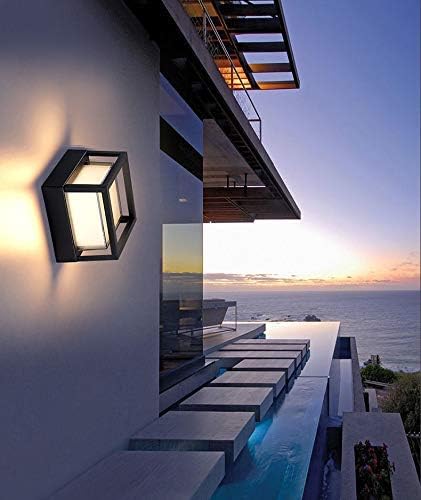 CITRA LED Outdoor Wall Gate Lamp Modern Up and Down Wall Light Square 5 Watts 3000k Waterproof Acrylic Wall Light - Grey - Image 3