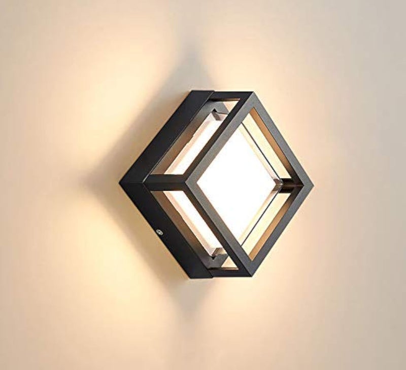 CITRA LED Outdoor Wall Gate Lamp Modern Up and Down Wall Light Square 5 Watts 3000k Waterproof Acrylic Wall Light - Grey - Image 1