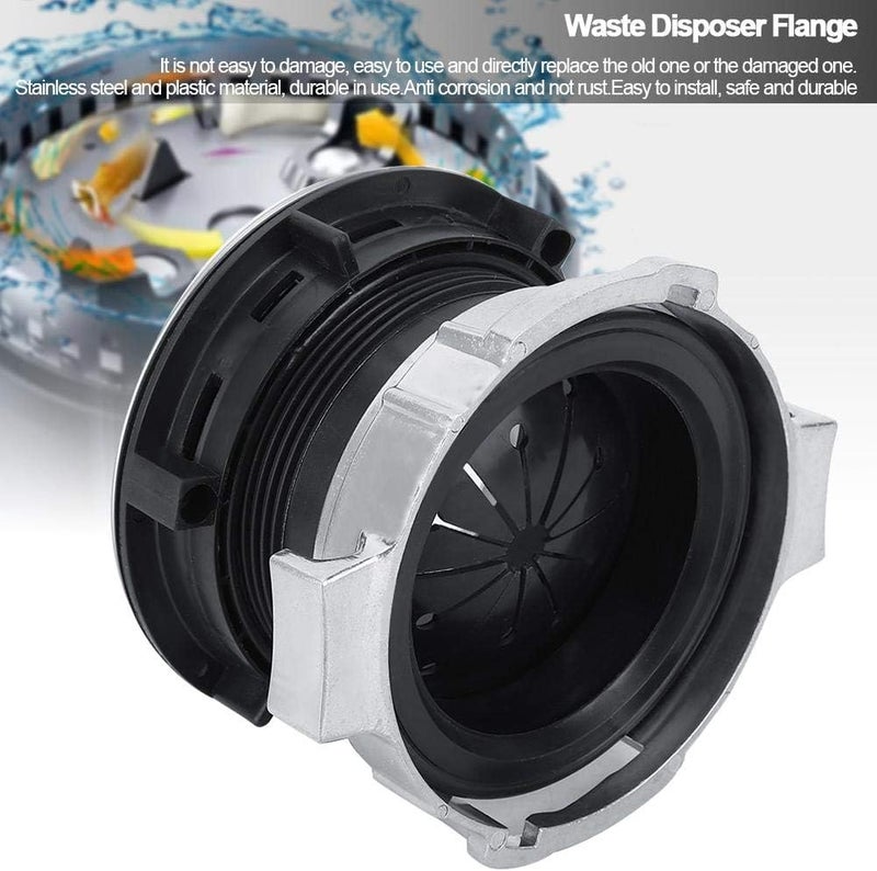 Food Waste Disposer Mount Garbage Disposal Sink Flange Kit Rubber Garbage Disposal Flange Drain Lock Nut Universal Garbage Disposal Replacement Accessories for Waste King Whirlaway Bonecrusher - Image 5