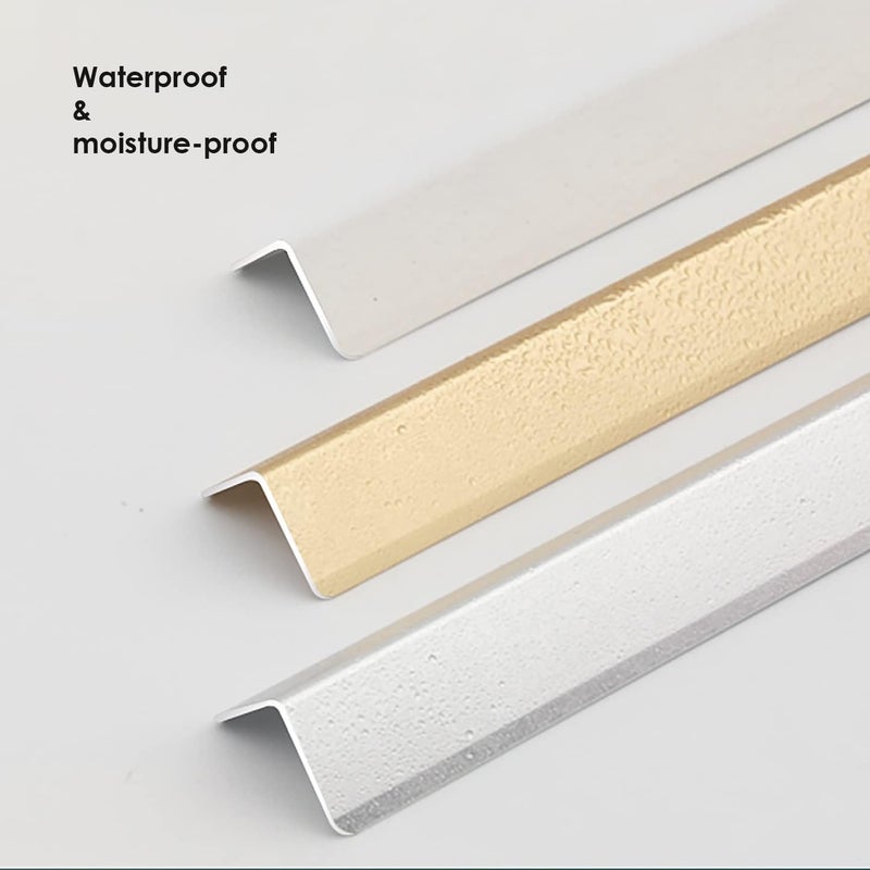 Aluminum Wall Corner Guards/Corner Shield for Home Office, Self Adhesive Edge Protector Strip/Edge Safety Bumpers, with 89-Degree Angle, Easy to Insta,Color 5-Length 70cm/27.6in - Image 5