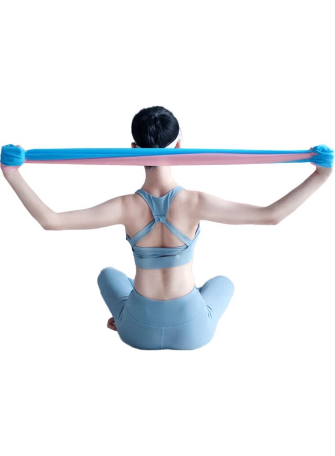 Dweck Elastic Band Yoga Resistance Rope For Men And Women, Fitness Resistance Band, Exercise Stretching Strength Band, Blue, 18 Pounds - Image 2