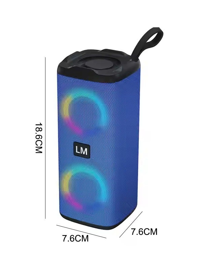 Portable Bluetooth Speakers Wireless Speaker With 4 ω 5w+5w Loud Stereo Sound Outdoor Speaker With Bluetooth 5.0 Deep Bass Rgb Lights 3-4h Playtime For Home Party Portable Audio And Video  - Image 2
