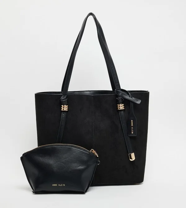 آن كلاين Anne Klein Textured Tote Bag With Pouch