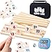 WodGod 4 Player Travel Rummy Cube Game Set Travel Size Rummy Cube Mini Rummy Cube Game with 106 Mini Tiles4 Racks1Timer1 Portable Case for Family Classic Party Game - Image 2