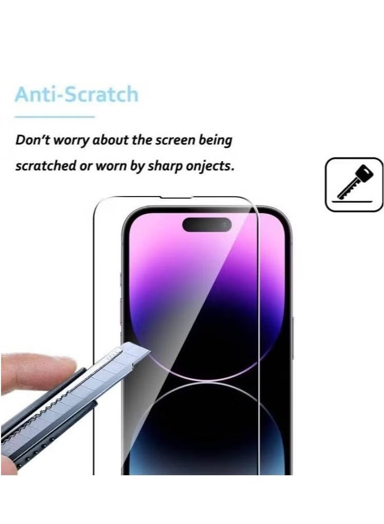 JAJEEK iPhone 15 Pro Max Clear Case 5-in-1 Bundle – Magnetic Shockproof Phone Case with 2x Tempered Glass Screen Protectors & 2x Camera Lens Covers – Transparent Protective Case for iPhone 15 Pro Max 6.7" – Scratch Resistant & Drop Protection - Image 4