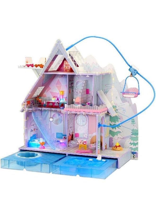 Lol Surpise - L.O.L Surprise OMG Winter Chill Cabin Wooden Doll House  95+ Surprises - Image 1