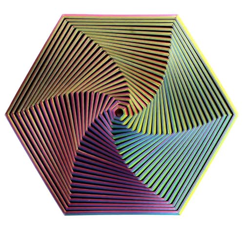 rytopt Fractal Fidget Hexagon Kinetic Desk Spinning Cube Fidget Used for Anxiety Disorder ADHD Perfect for Stress Anxiety 3D Printed Fidget - Image 1
