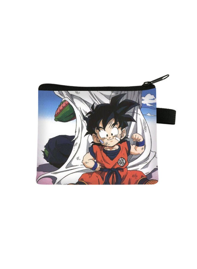 New Dragon Ball Coin Purse For Children, Large Capacity Short Storage Bag, Student Square Mini Bag