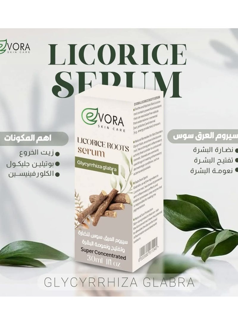 Evora - Evora Licorice Root Serum - 30ml - Suitable for all skin types - Image 1