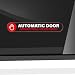 YIKIADA Automatic Door Car Sticker 6 1 Inches Vinyl Driver Will Open Door Warning Sign Self Adhesive Removable Vehicle Taxi Decals Automatic Sliding Window Cling 10 Pack - Image 2