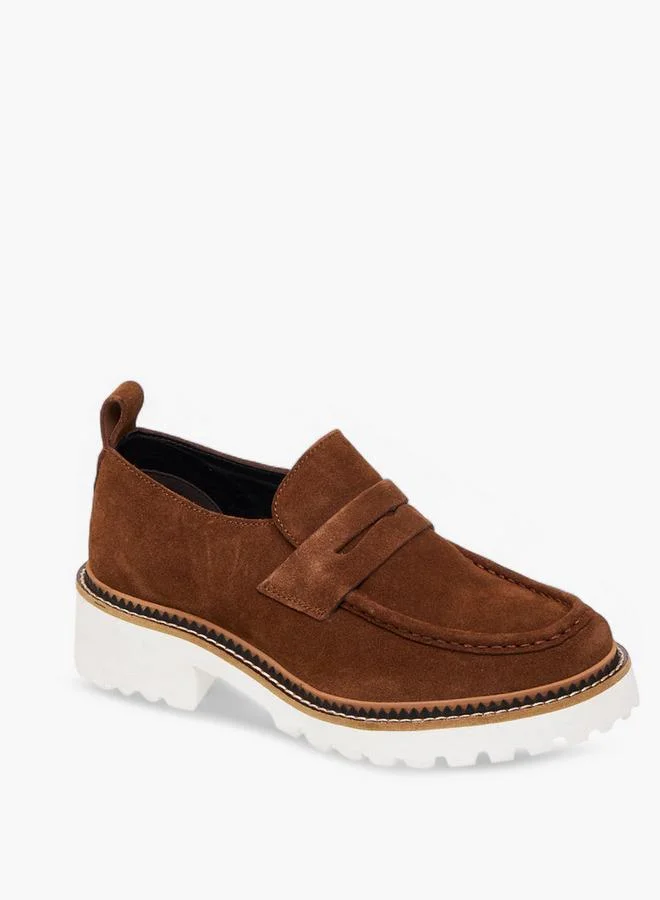 Paprika Women Slip-On Leather Loafers