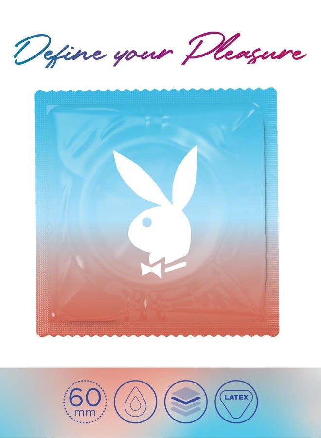 PLAYBOY Condoms Ultra Light XL, Extra Large Natural Feel Premium Lubricated Condoms - 12 Count - Image 2