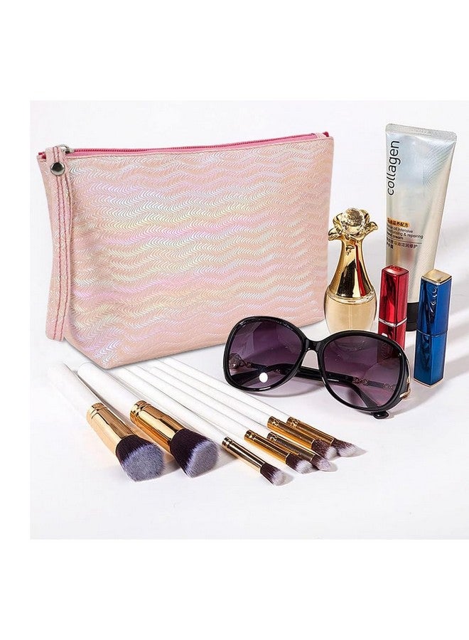 NFI essentials PU Makeup Pouches Stylish Pouch for Makeup Accessories Cosmetic Pouches for Women Toiletry Bag for Girls Make up Pouch for Women Storage Cosmetic Pouches Multifunctional Cosmetic Bag - Image 3