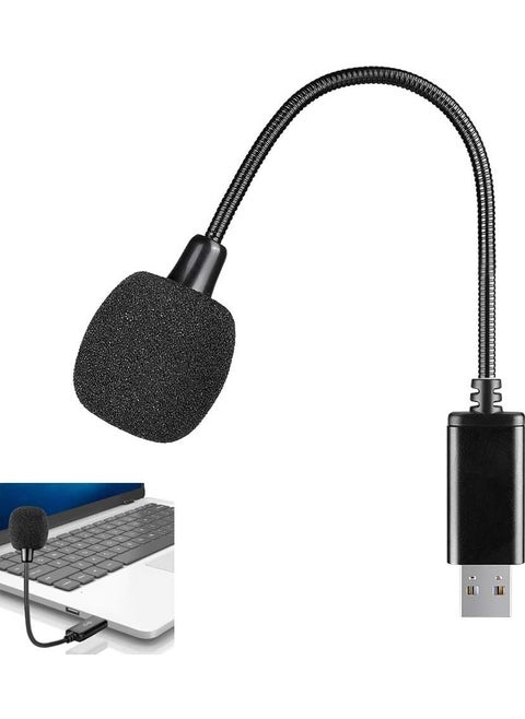 USB Microphone ，laptop and Desktop Computer, With Gooseneck & Universal USB Sound Card, Compatible with Pc and Mac, Plug & Play, Ideal Condenser Mic for Remote Work, Online Class