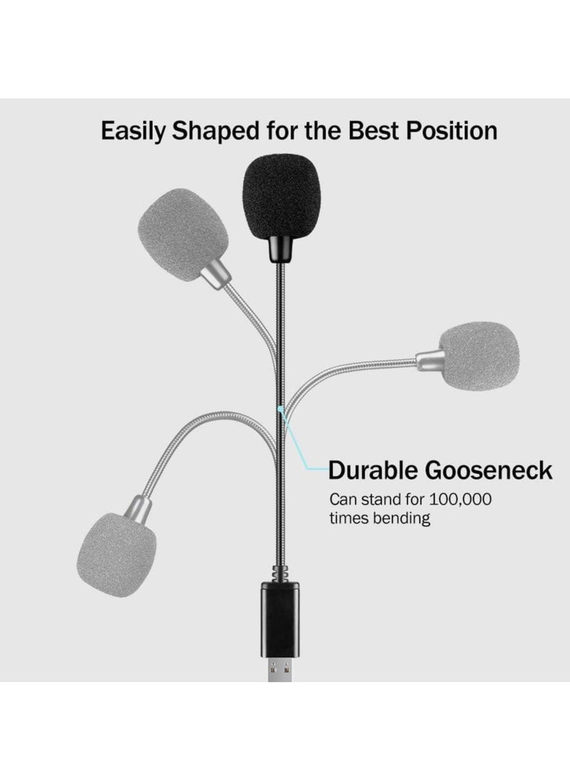 Generic - USB Microphone ，laptop and Desktop Computer, With Gooseneck & Universal USB Sound Card, Compatible with Pc and Mac, Plug & Play, Ideal Condenser Mic for Remote Work, Online Class - Image 1