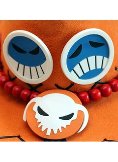 Mida Ace Luffy Hat Anime Luffy Design Single Hat Japanese Cartoon Pattern Sun Protection Party Hat for Boys Girls  - Image 2