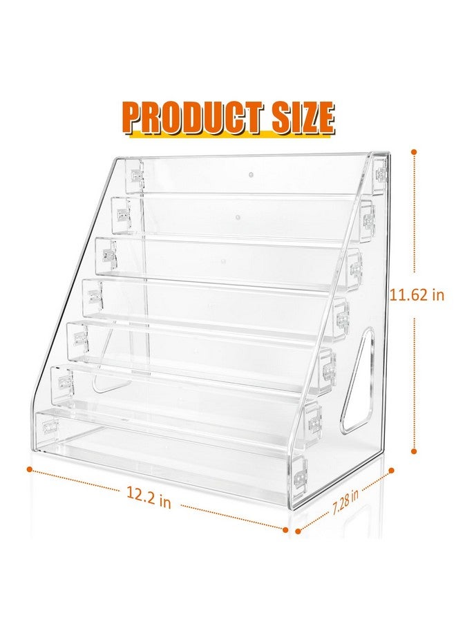 tutata Clear Display Shelf for Funko Bitty Pop! Mini Collectible Toys Display Shelf Compactable with Doorables-7 Layers - Image 2