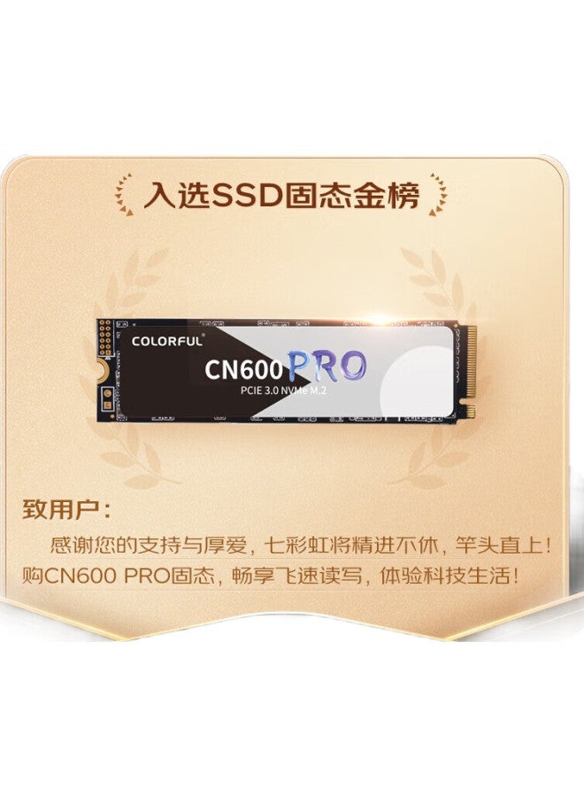 Colorful قرص صلب ملون 512 جيجابايت، واجهة M.2 (بروتوكول Nvme)، سلسلة Cn600 Pro، Pcie 3.0 X4 - Image 2