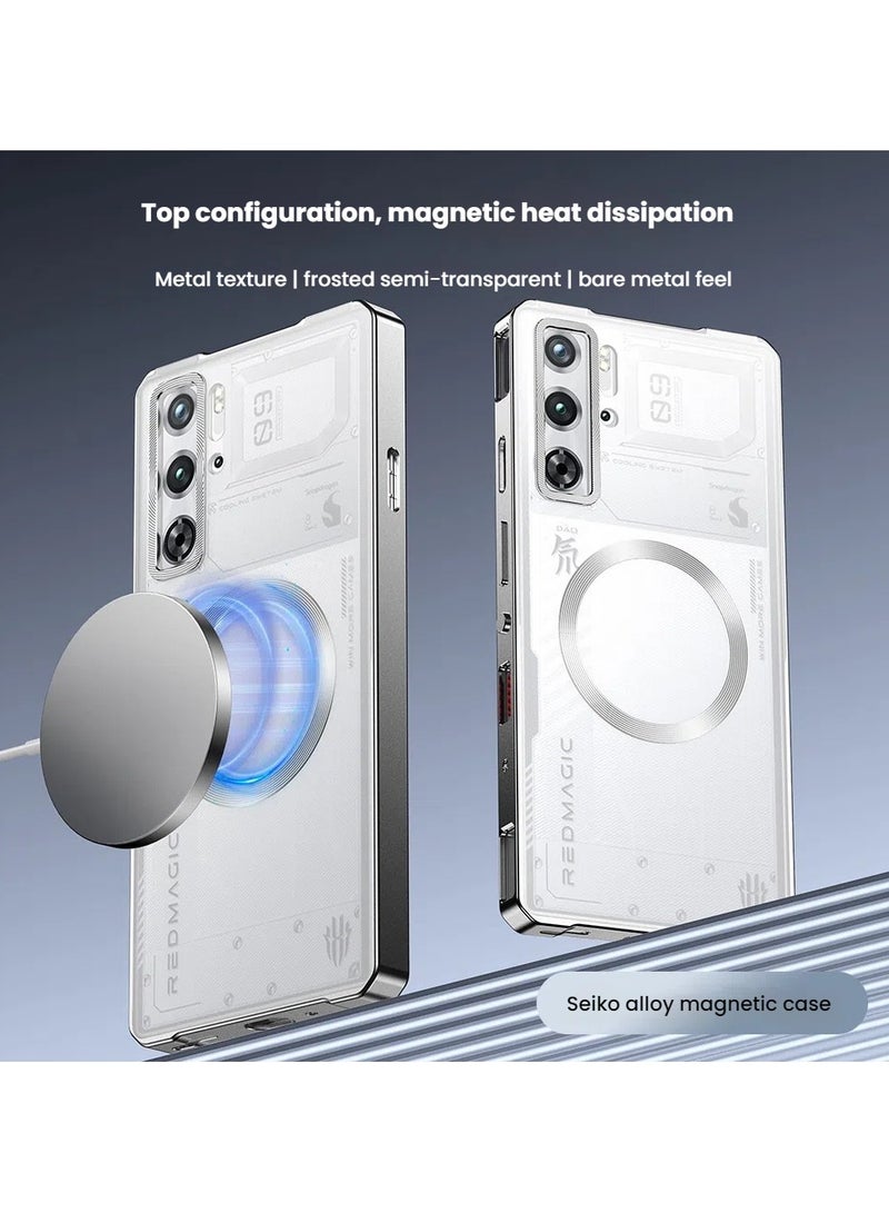 general Magnetic Phone Case for Red Magic 10Pro, Metal Bezel Drop Protection Frosted Case for Red Magic 10Pro - Image 5
