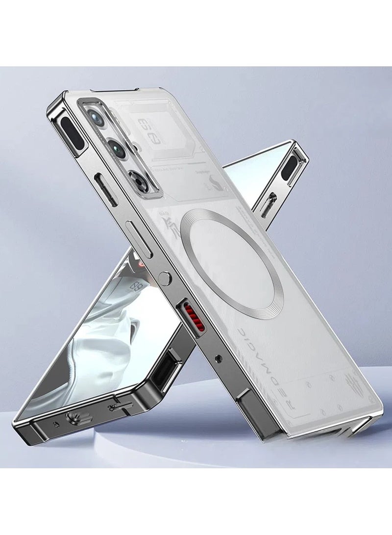 general Magnetic Phone Case for Red Magic 10Pro, Metal Bezel Drop Protection Frosted Case for Red Magic 10Pro - Image 1
